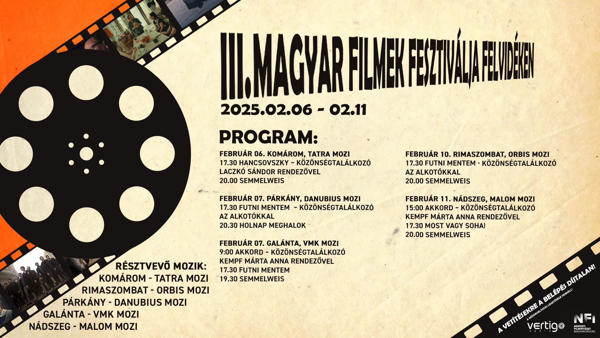 MAGYAR FILMEK FESZTIVÁLJA